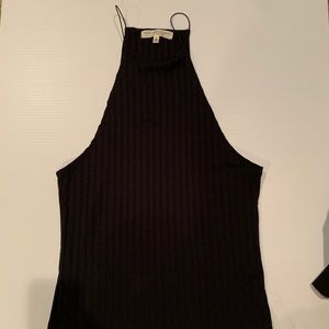 Black Urban Outfitters High Neck Tank Top